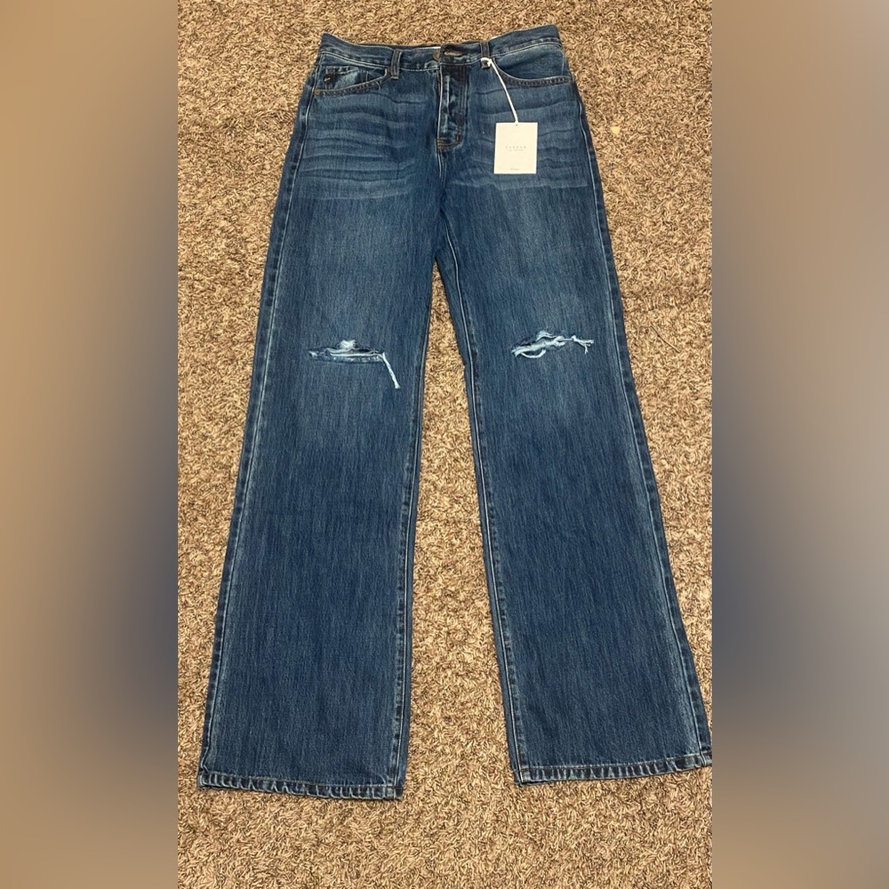 KanCan 90s high rise flare jeans